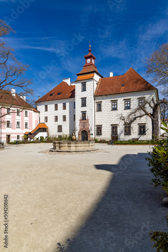 Trebon castle and town, Southern Bohemia, Czech Republic