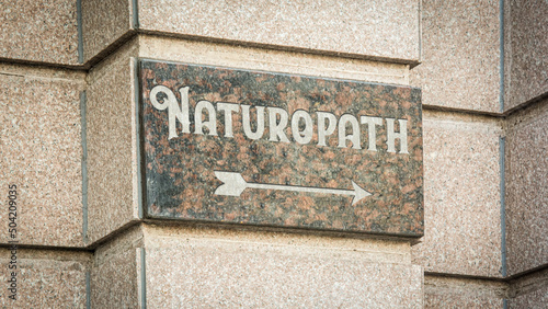 Street Sign to Naturopath