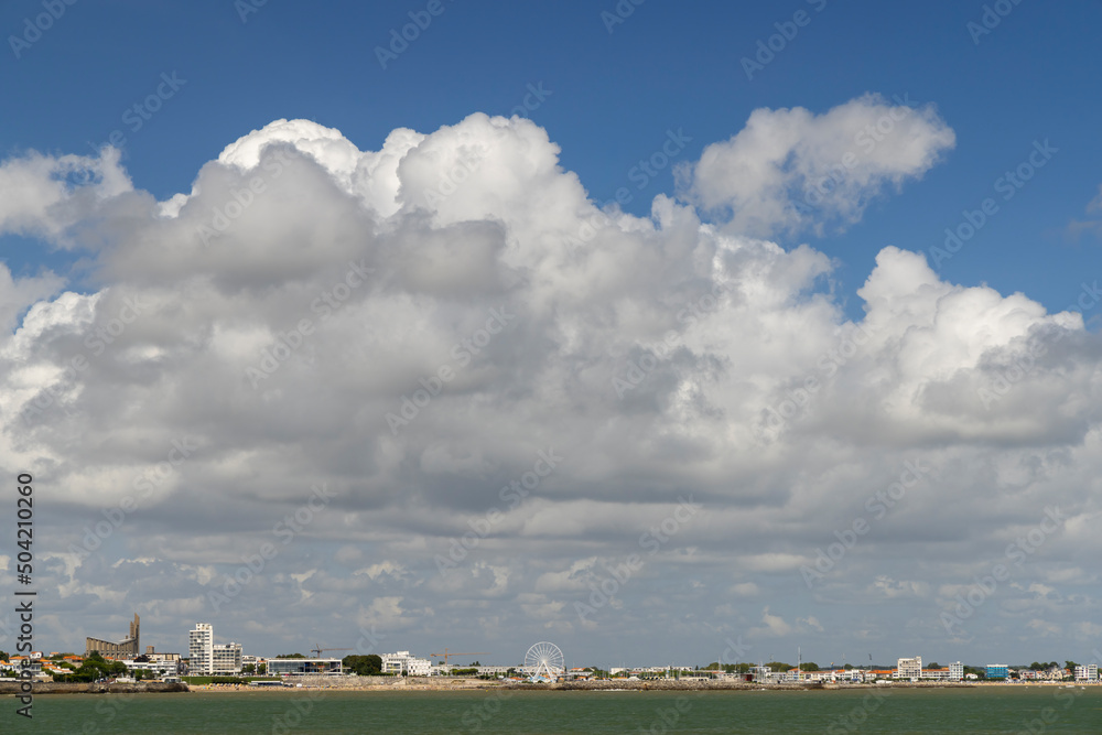 Fototapeta premium Royan, the department of Charente-Maritime and the region of New Aquitaine, France
