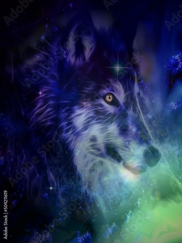 Loup dans les étoiles