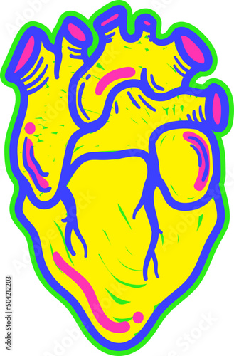 Colorful Abstract Doodle Illustration