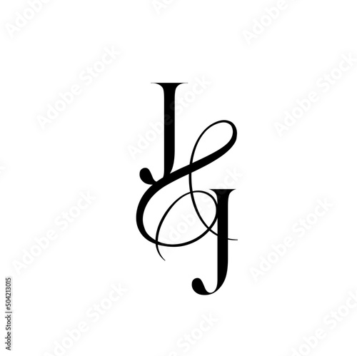 jj, jj, monogram logo. Calligraphic signature icon. Wedding Logo Monogram. modern monogram symbol. Couples logo for wedding
