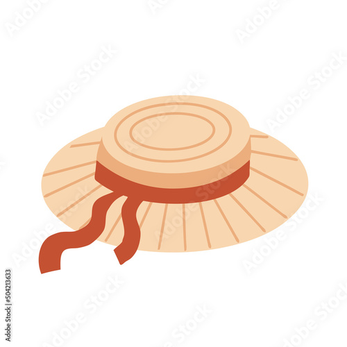 A picnic food set. Wine, watermelon, melon for a date. Vector illustration of yummy on a white background