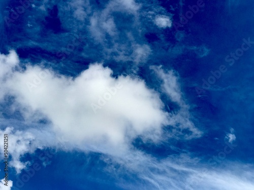 Panorama cielo nuboso