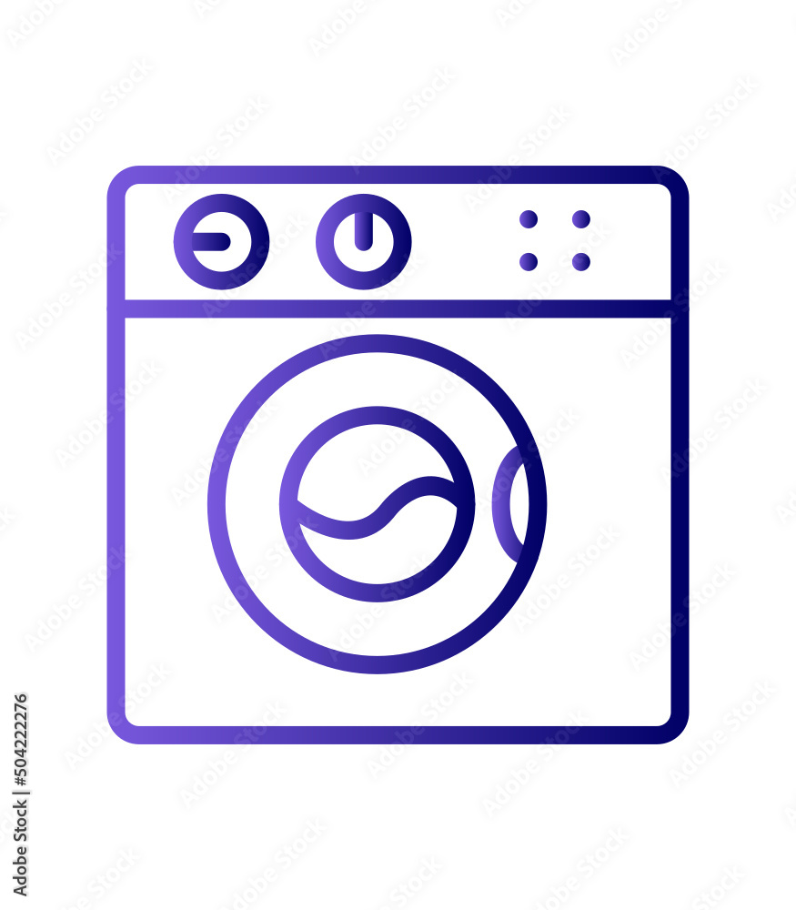 Washing Machine Icon Washing Machine Icon