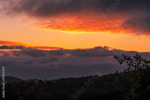 Sunrise from the Topanga Canyon lookout over Southern California © John McAdorey