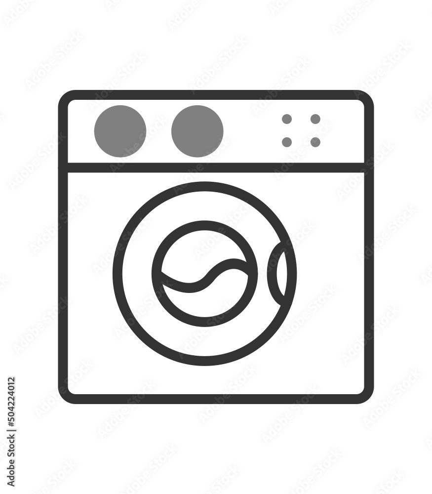 Washing Machine Icon Washing Machine Icon
