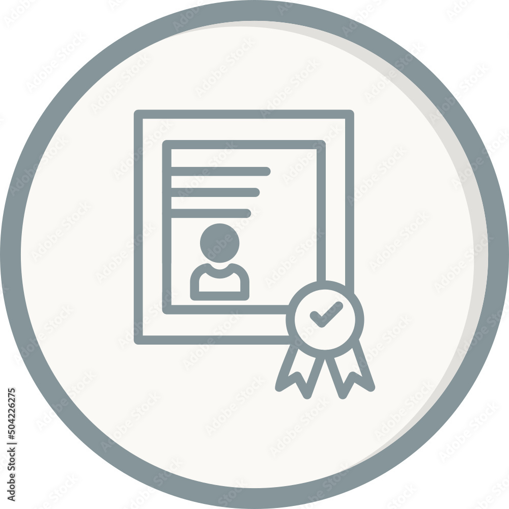 Certificat Icon Certificat Icon