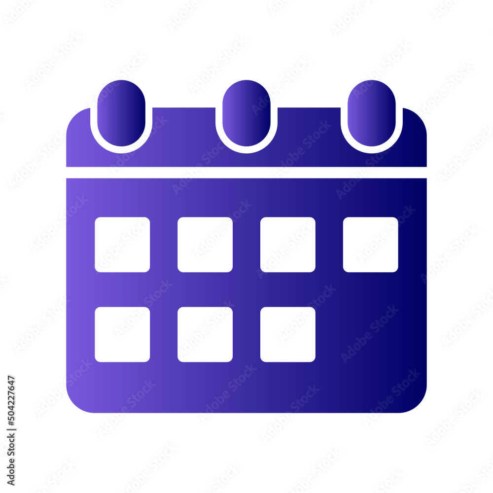 Weekly Calendar Icon Weekly Calendar Icon