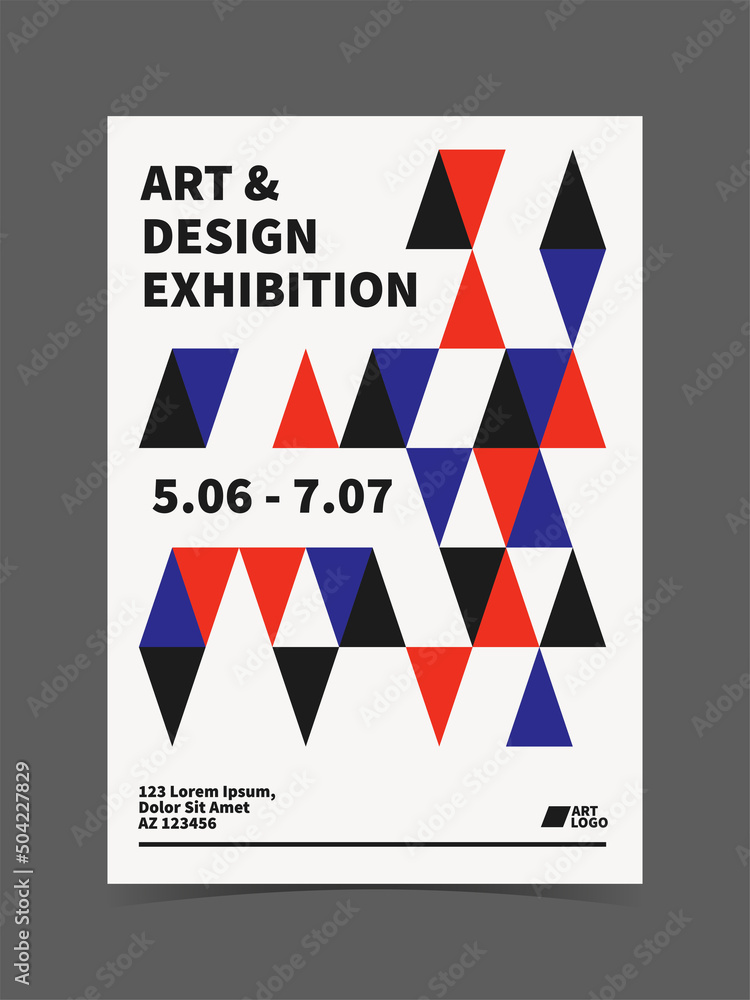 Abstract Poster Design Template