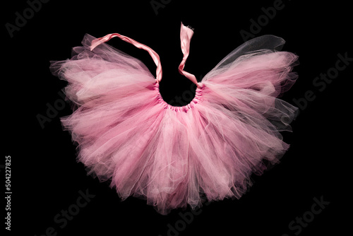 Pink ballet tutu photo