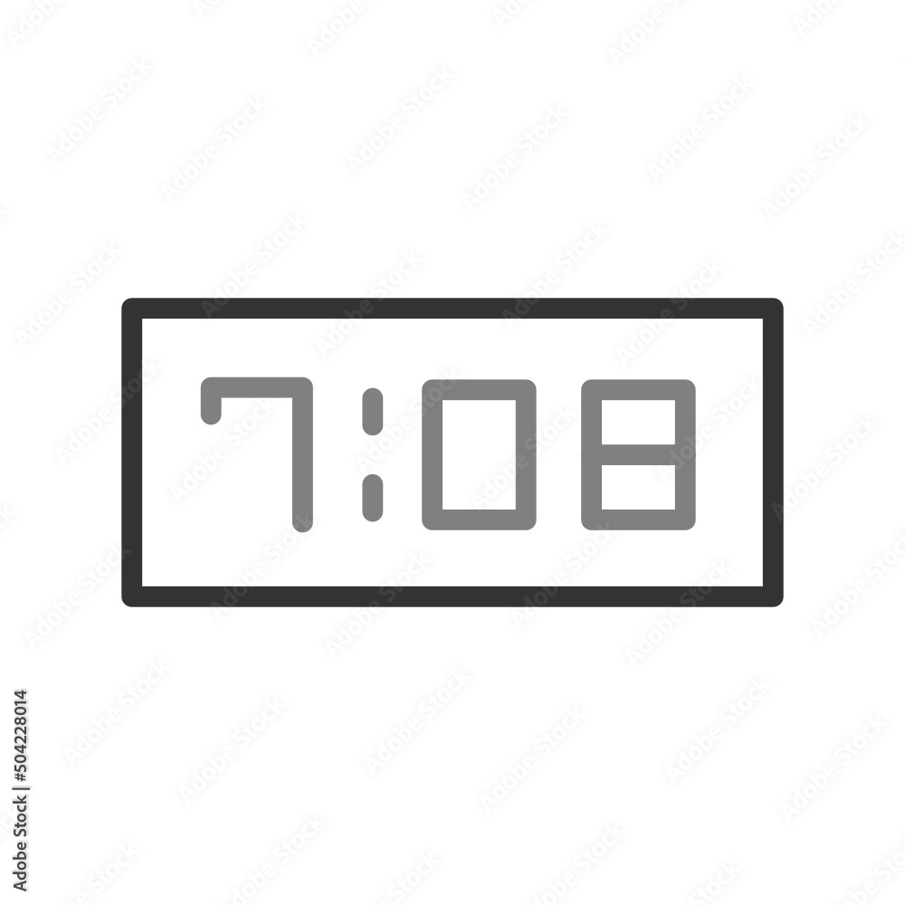 Digital Clock Icon Digital Clock Icon