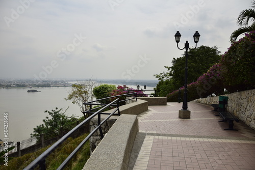 stairs of the santa ana hill Guayaquil