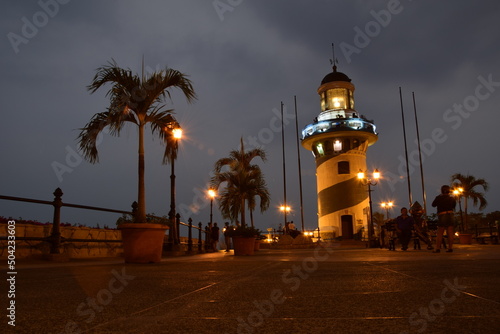 Las Penas Guayaquil, Ecuador. Las Penas Lighthouse (Faro Las Penas)