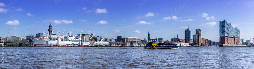 Naklejka premium Port of Hamburg - Germany