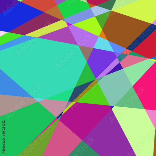 Geometric abstraction generative art background art illustration