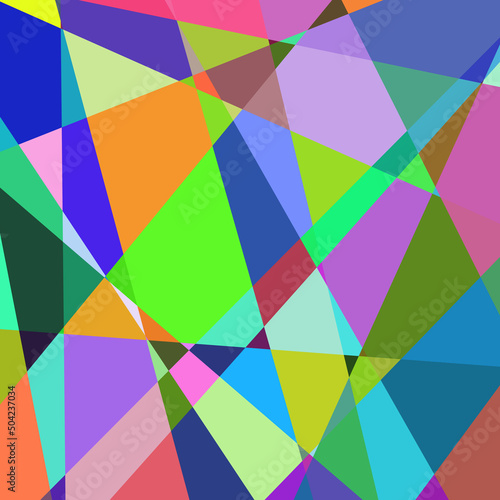 Geometric abstraction generative art background art illustration