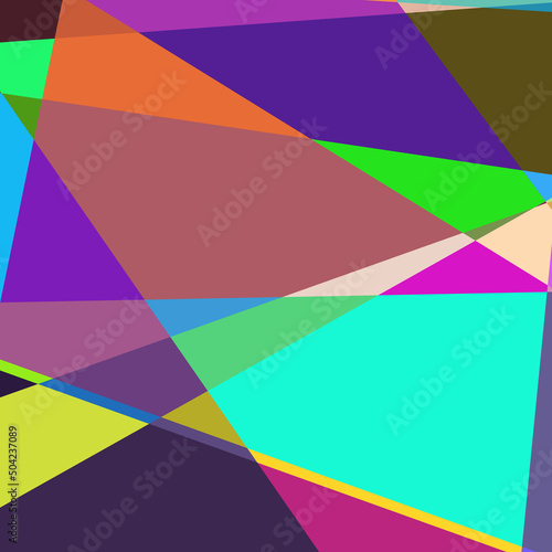 Geometric abstraction generative art background art illustration