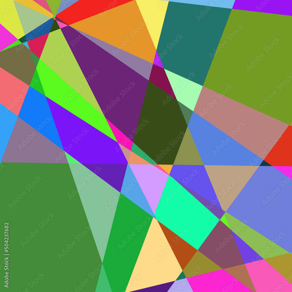 Geometric abstraction generative art background art illustration