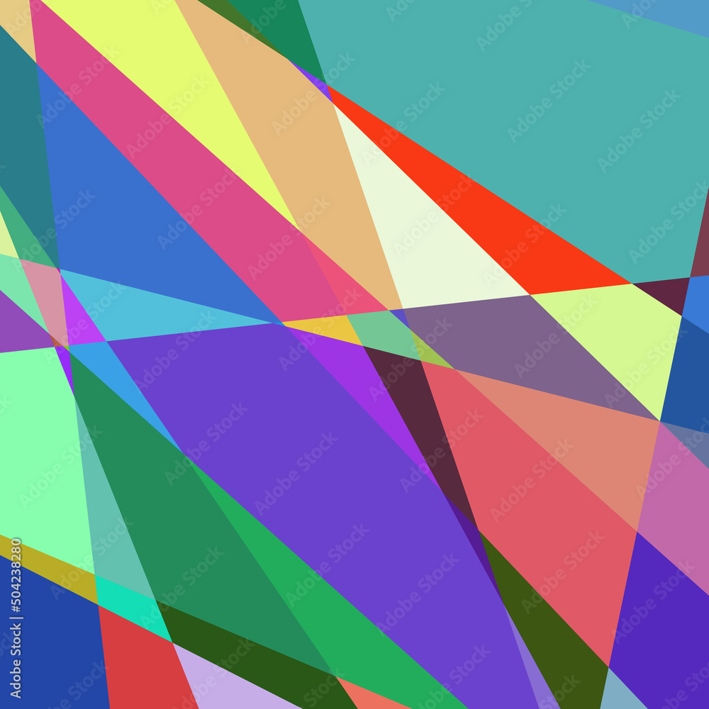 Geometric abstraction generative art background art illustration