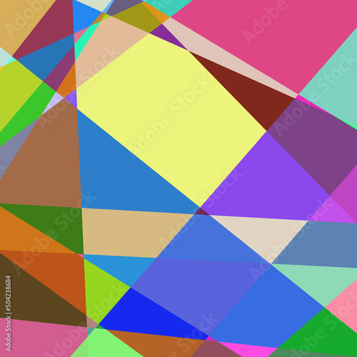 Geometric abstraction generative art background art illustration