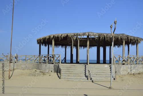 Mancora is a tourist city in the Piura region. It is known for its sandy beach Mancora. Peru photo