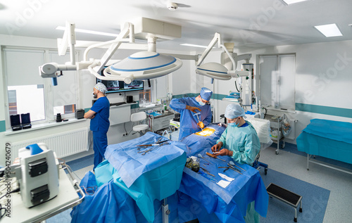 Medical professional hospital emergency room. Surgery paramedic doctors working. © Vadim