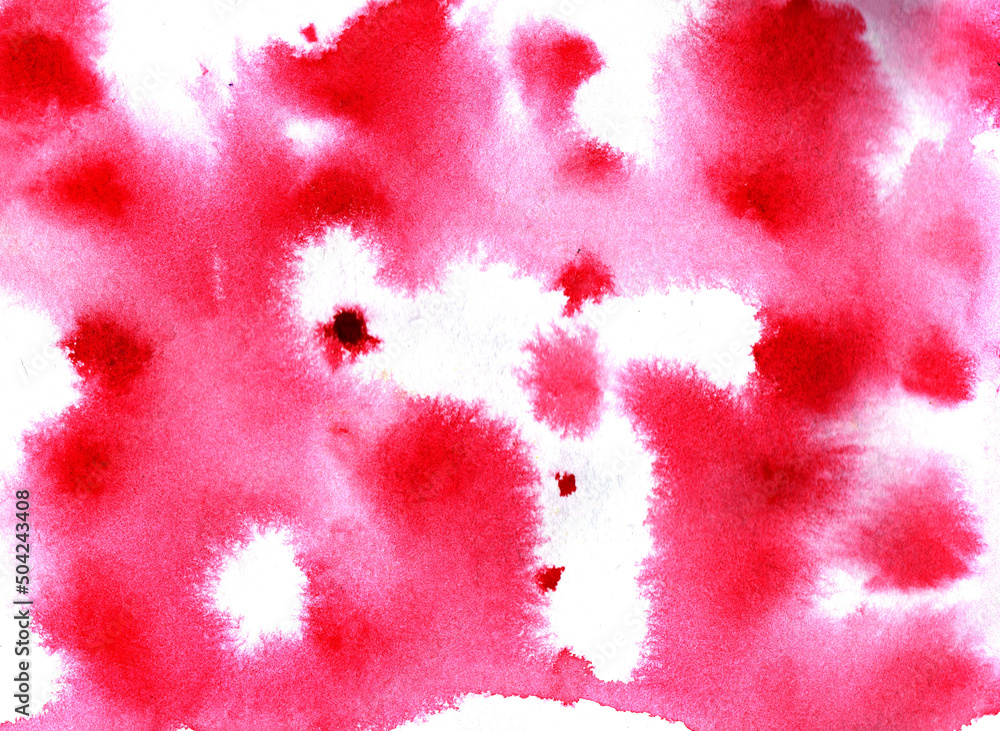 abstraction, spot, red, illustration, pink