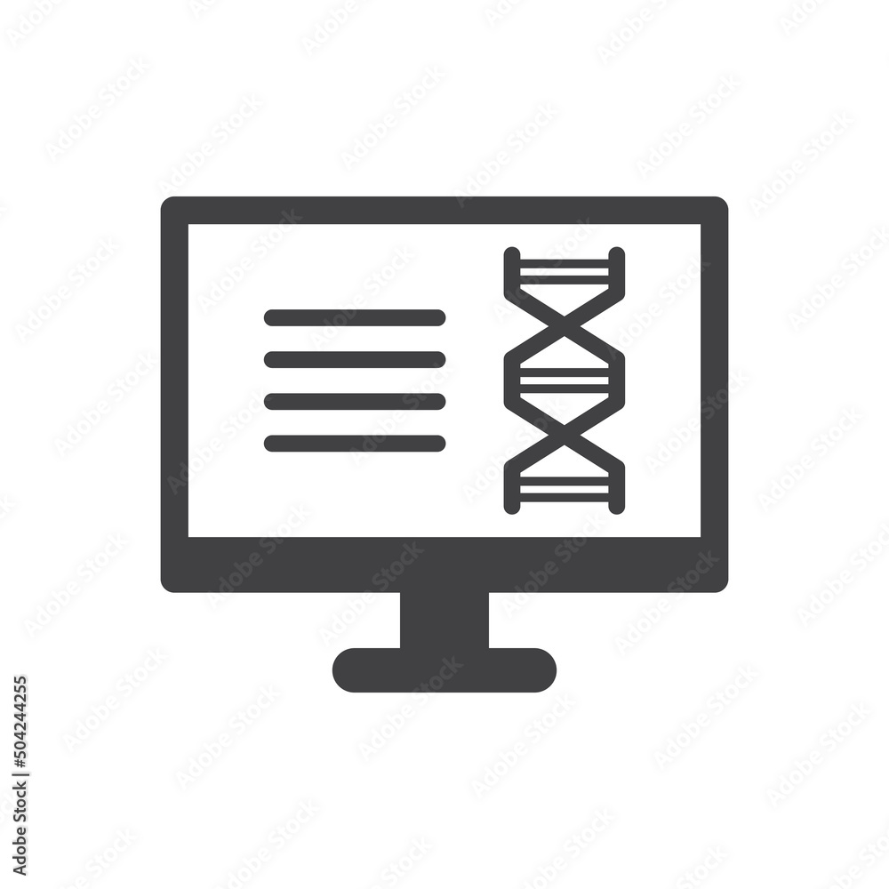 Genetic Engineering Icon - DNA Icon Genetic Engineering Icon - DNA Icon