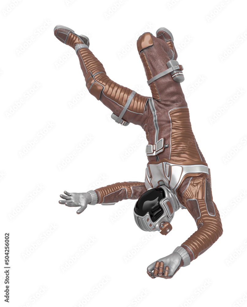 astronaut explorer is falling down after been beaten astronaut explorer is falling down after been beaten