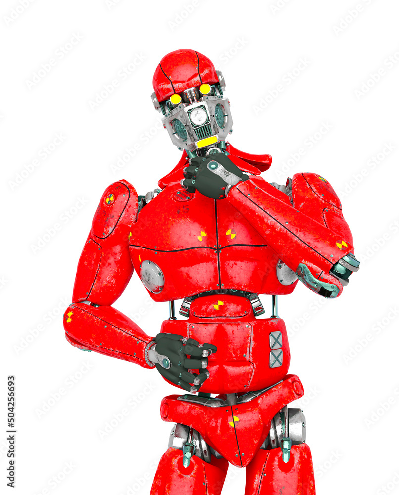 robot test is thinking about robot test is thinking about