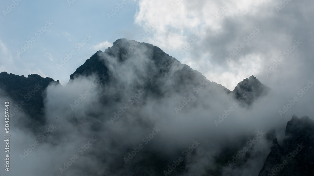 Cloudy mountain