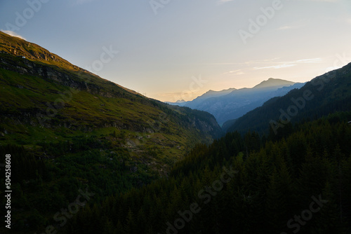 Switzerland Vals Alpen Panorama
