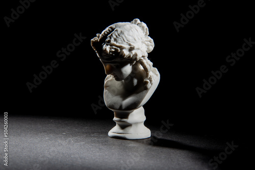 woman bust statue man art history