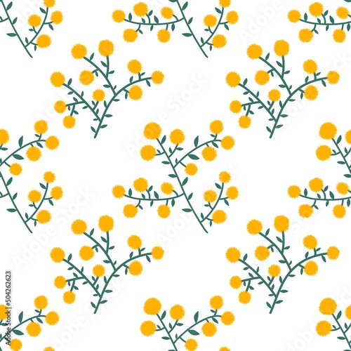 Floral seamless flower pattern for fabrics and textiles and packaging and gifts and cards and linens and kids © Tetiana
