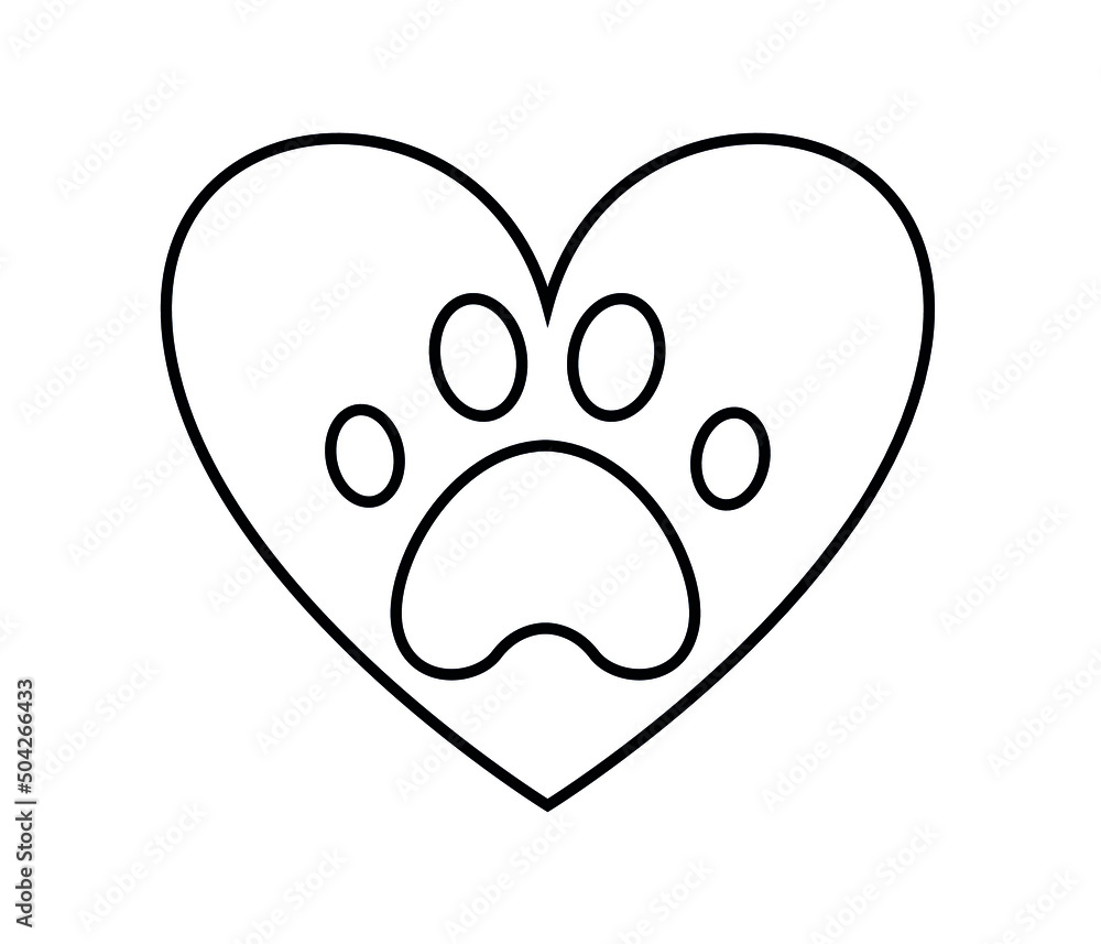 animal paw icon logo stock illustration.
animal paw icon logo stock illustration.