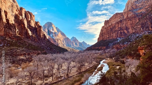 Zion National Park in January  © Andrea
