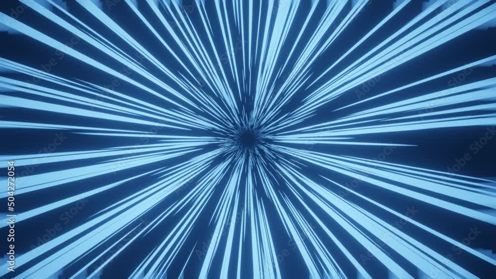 Hyperspace tunnel and big data transmission. Journey through outer space and space time. Supersonic flight at the speed of light. Acceleration background. Anime Speed Lines Background. 4k Hyperspace tunnel and big data transmission. Journey through outer space and space time. Supersonic flight at the speed of light. Acceleration background. Anime Speed Lines Background. 4k