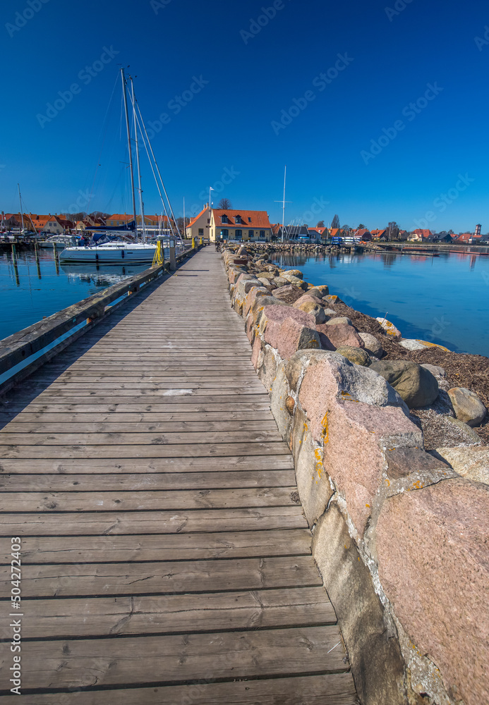 Dragor harbor of Denmark