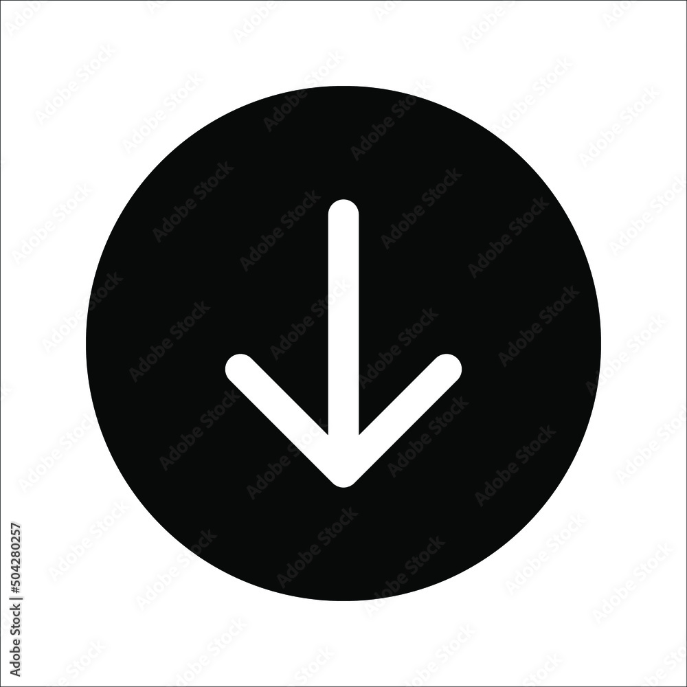 Download icon vector illustration on white background, eps 10. Download icon vector illustration on white background, eps 10.
