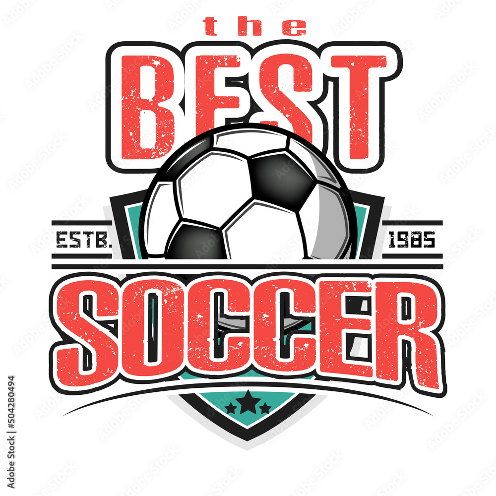 Soccer logo design template Soccer logo design template