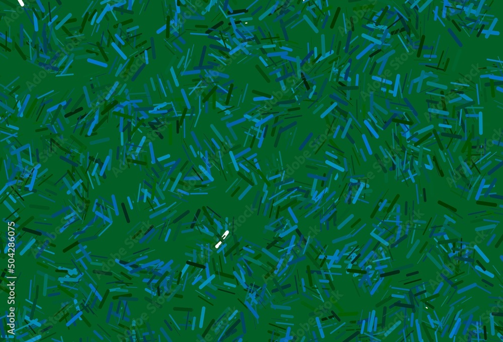 Dark blue, green vector background with straight lines. Dark blue, green vector background with straight lines.
