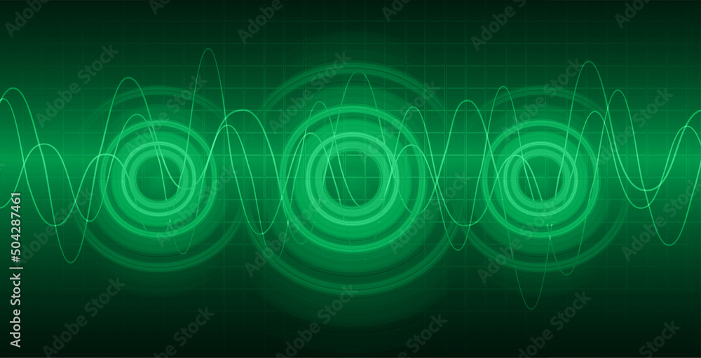 Sound waves oscillating dark light Sound waves oscillating dark light