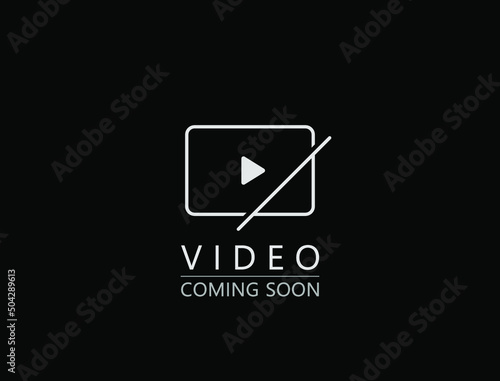 Video coming soon. no footage, no video thumbnail available. vector illustration