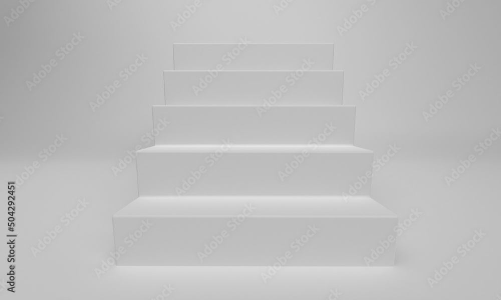 Carpet stairs image 3DCG illustration Carpet stairs image 3DCG illustration