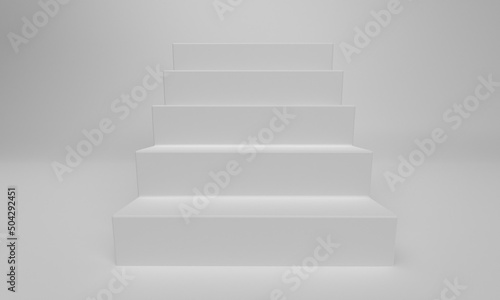 Carpet stairs image 3DCG illustration