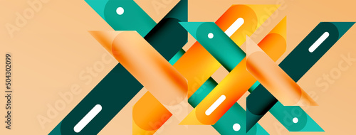 Background overlapping lines. Dynamic lines abstract wallpaper. Straight lines composition vector illustration for wallpaper banner background or landing page