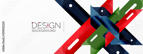 Background overlapping lines. Dynamic lines abstract wallpaper. Straight lines composition vector illustration for wallpaper banner background or landing page