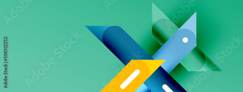 Background overlapping lines. Dynamic lines abstract wallpaper. Straight lines composition vector illustration for wallpaper banner background or landing page
