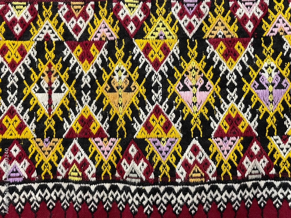 sarong pattern design Thai arts and culture sarong pattern design Thai arts and culture